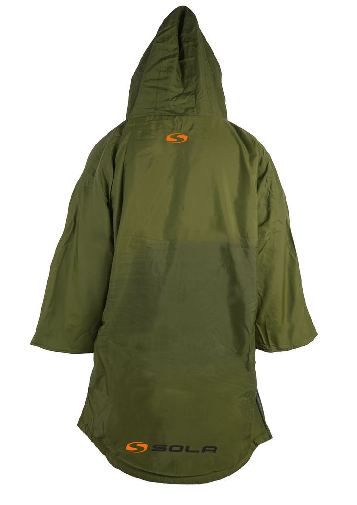 SOLA WATERPROOF CHANGING ROBE - KHAKI/BLACK