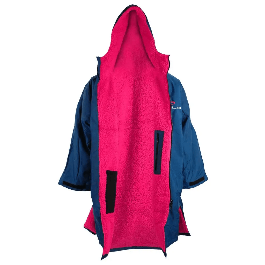 SOLA WATERPROOF CHANGING ROBE - NAVY/PINK - Atlantic Kayaks & Leisure