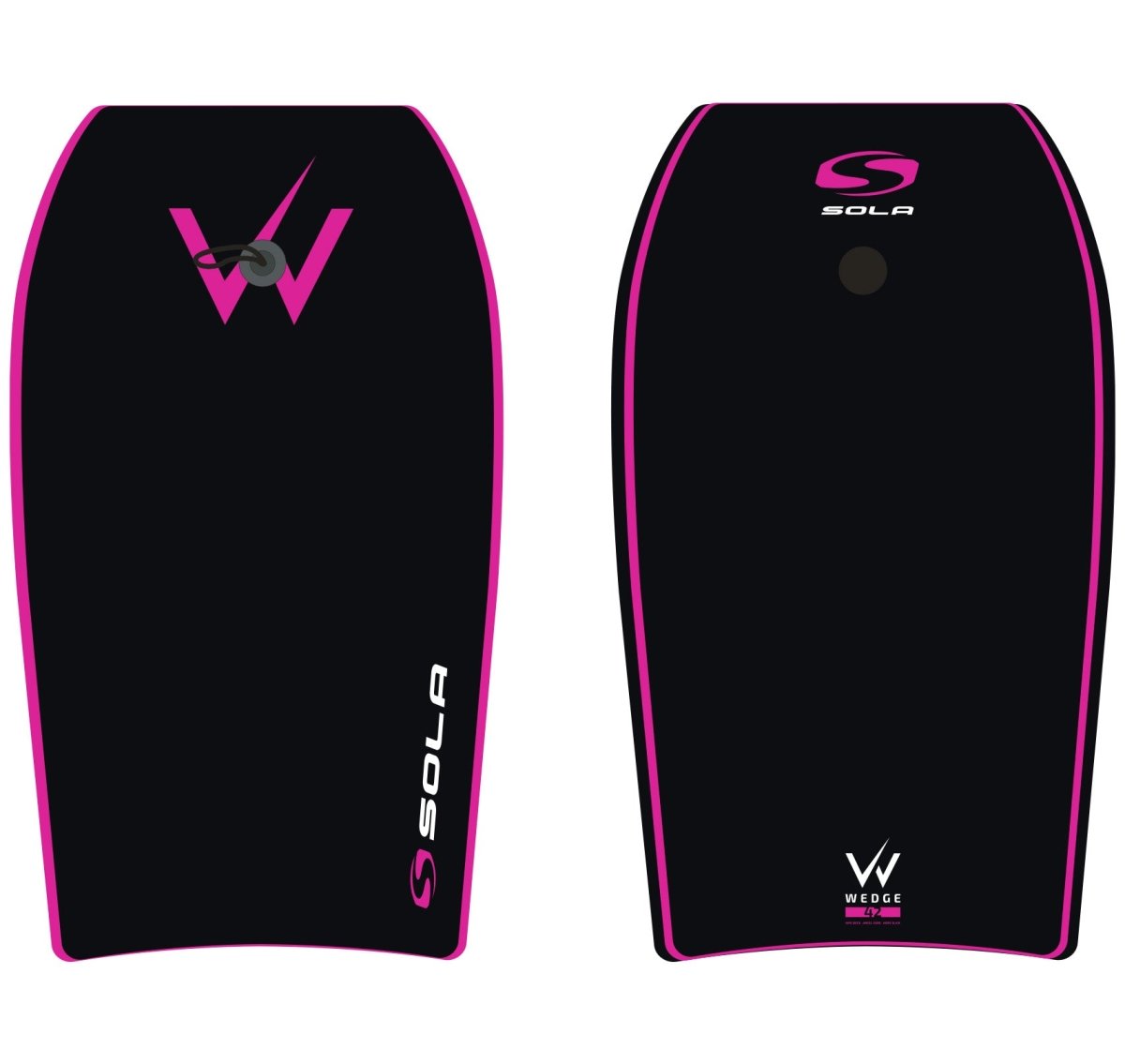 SOLA WEDGE 42" PRO BODYBOARD - ASSORTED COLOURS