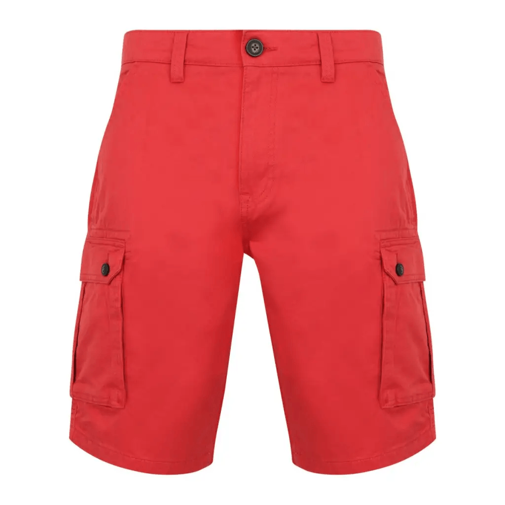 TOKYO LAUNDRY NATALES 100% COTTON TWILL SHORT - WASHED RED - Atlantic Kayaks & Leisure