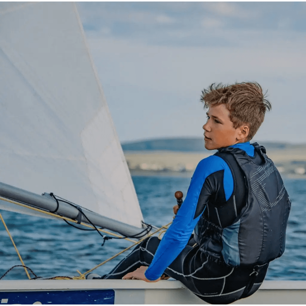 TYPHOON AMROK BUOYANCY AID - GRAPHITE / BLUE - Atlantic Kayaks & Leisure