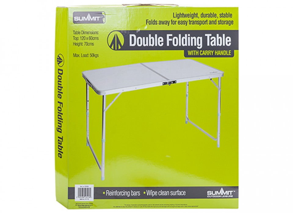SUMMIT FOLDING TABLE - DOUBLE