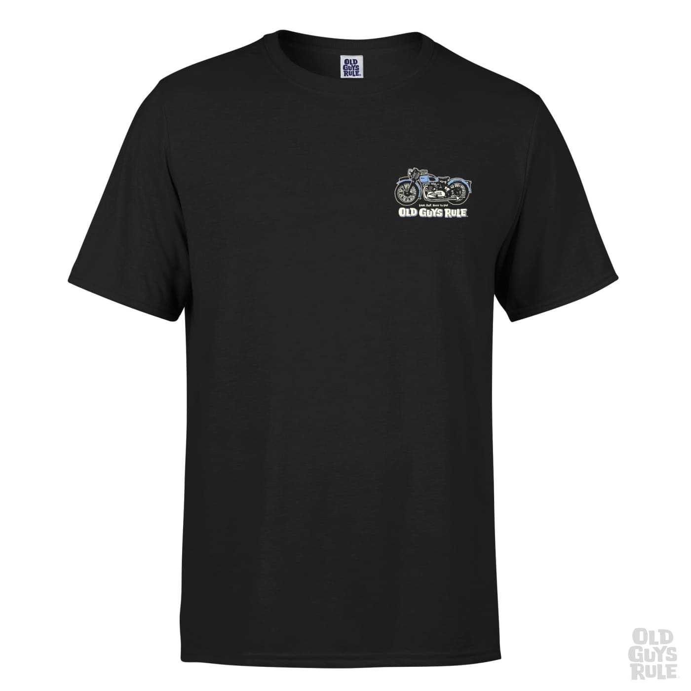 Old Guys Rule 'Triumph' Short Sleeve T-Shirt - Black