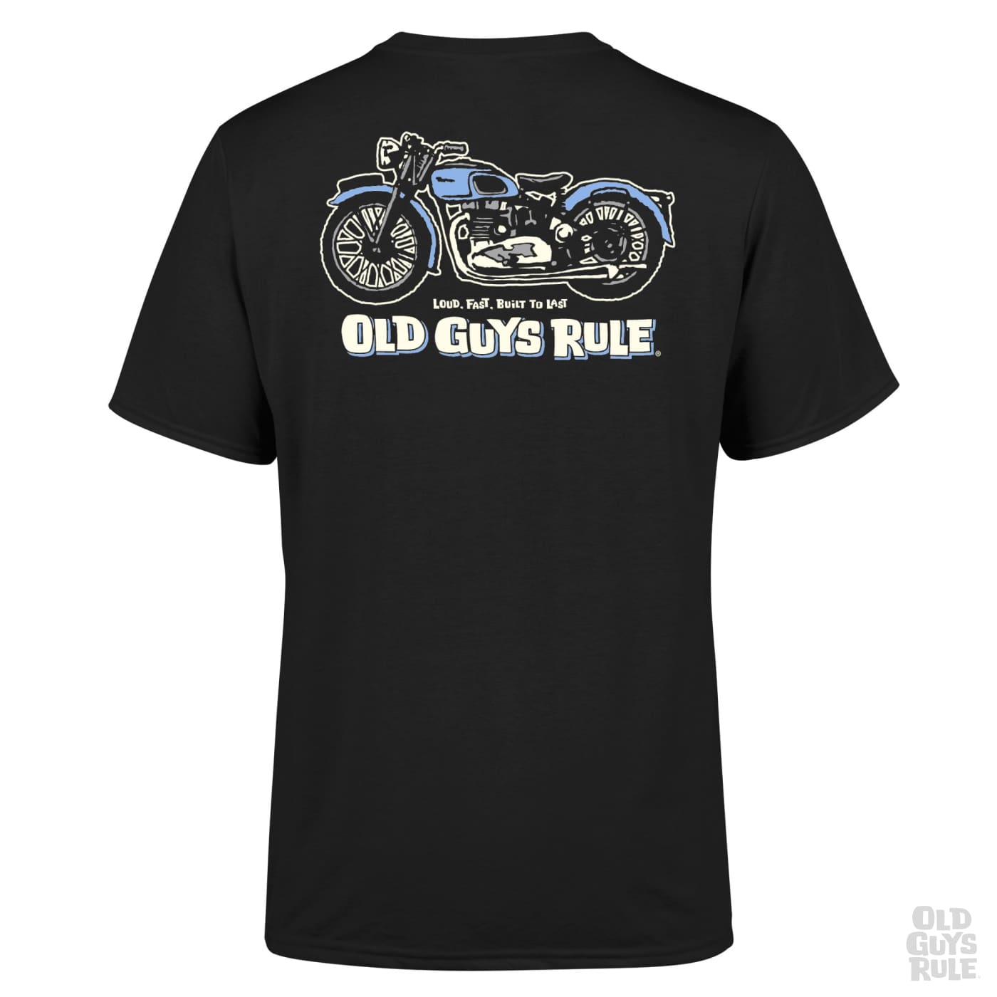 Old Guys Rule 'Triumph' Short Sleeve T-Shirt - Black