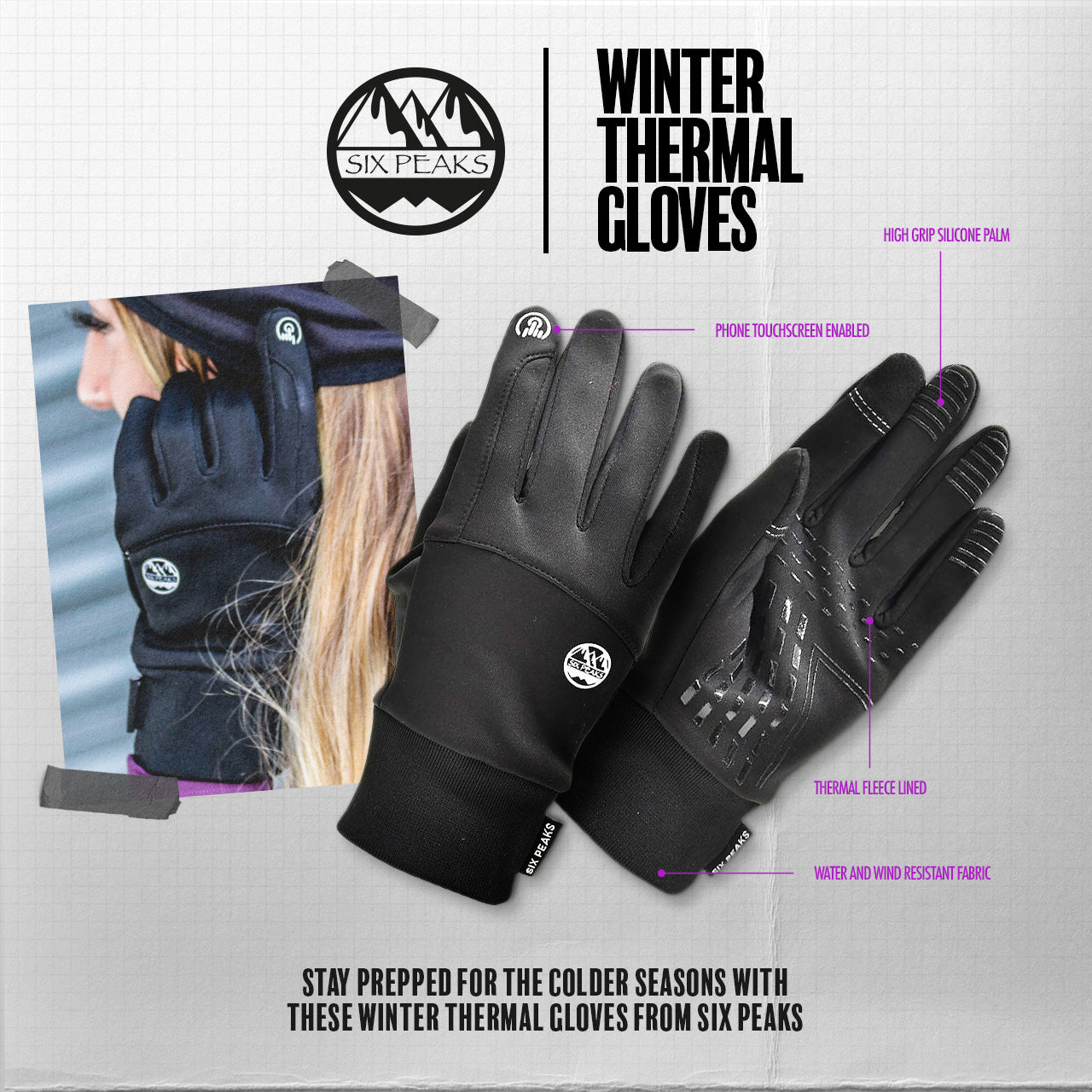 SIX PEAKS WINTER THERMAL GLOVES