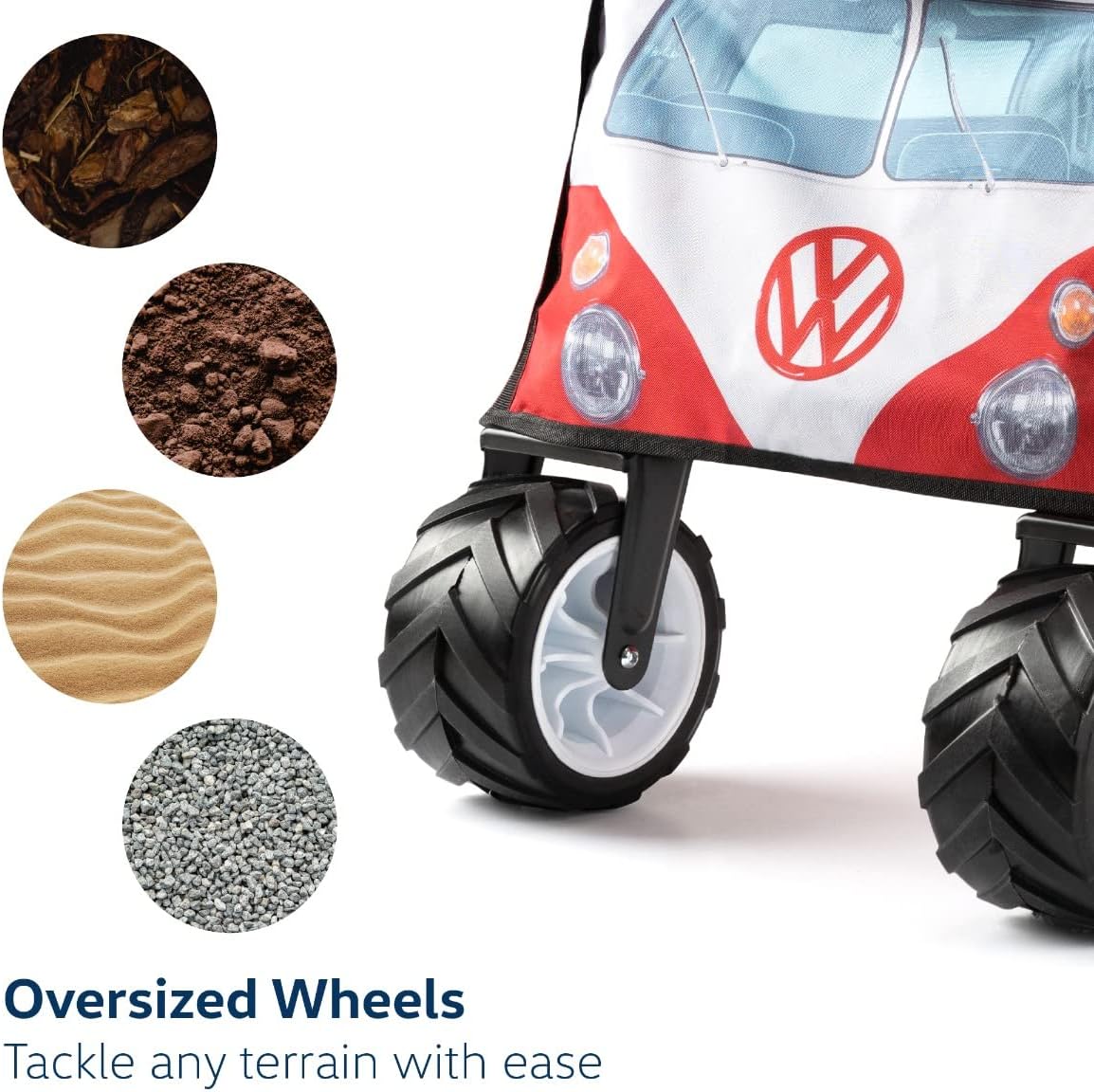 VW FOLDABLE TROLLEY - TITAN RED