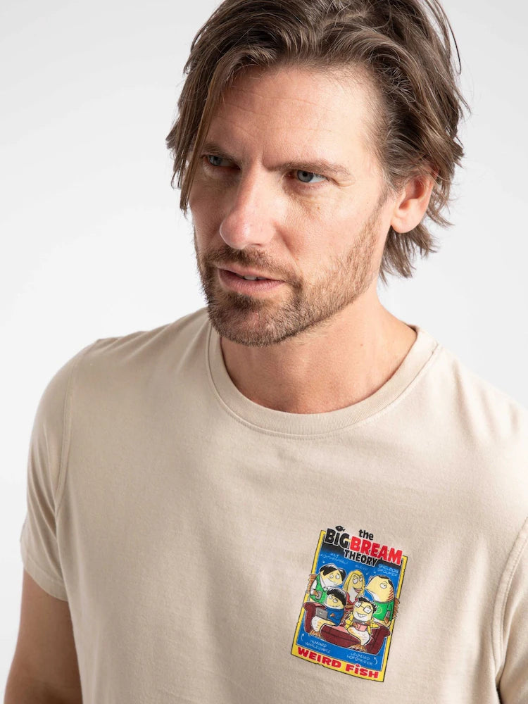 Weird Fish Big Bream Theory Back Print Artist T-Shirt - String