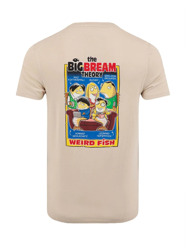 Weird Fish Big Bream Theory Back Print Artist T-Shirt - String