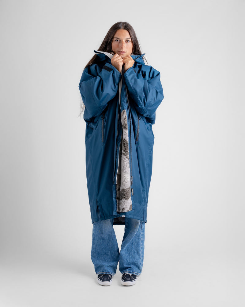 Dryrobe® Advance Long Sleeve - Deep Sea Blue Camo