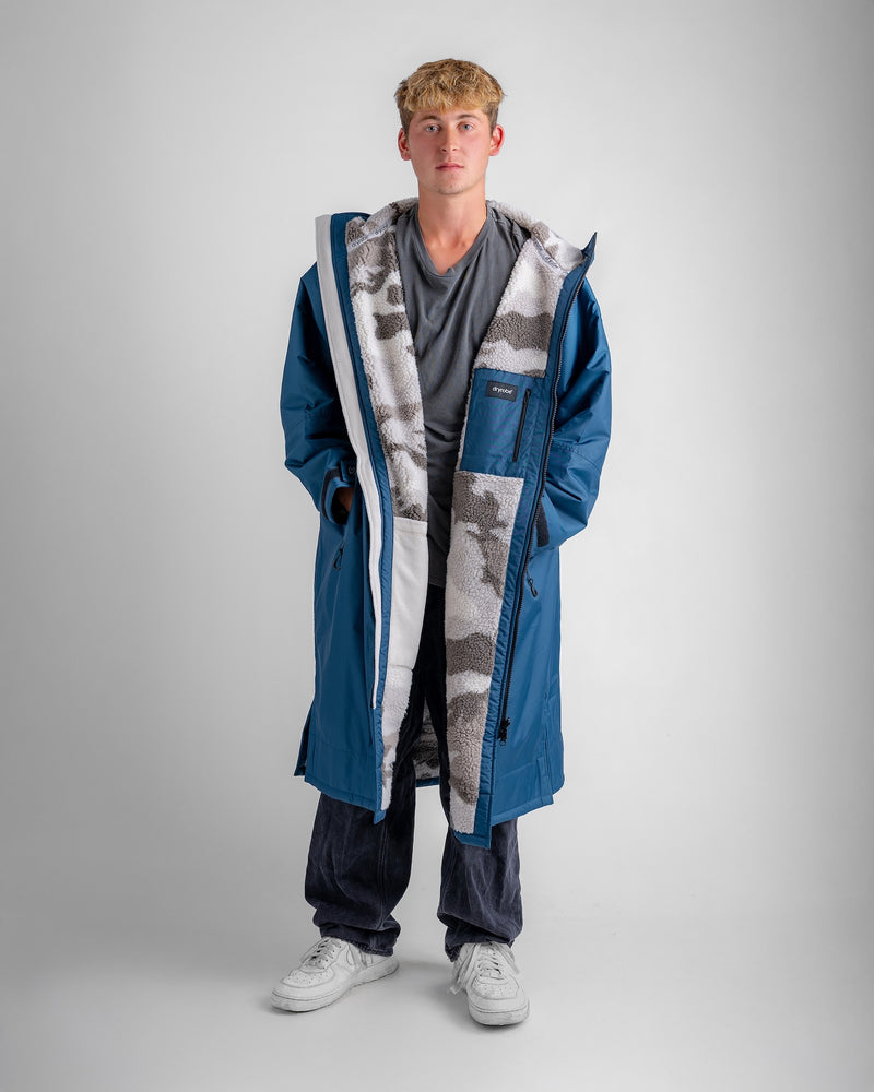 Dryrobe® Advance Long Sleeve - Deep Sea Blue Camo