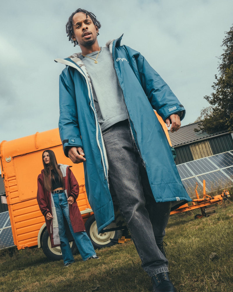 Dryrobe® Advance Long Sleeve - Deep Sea Blue Camo