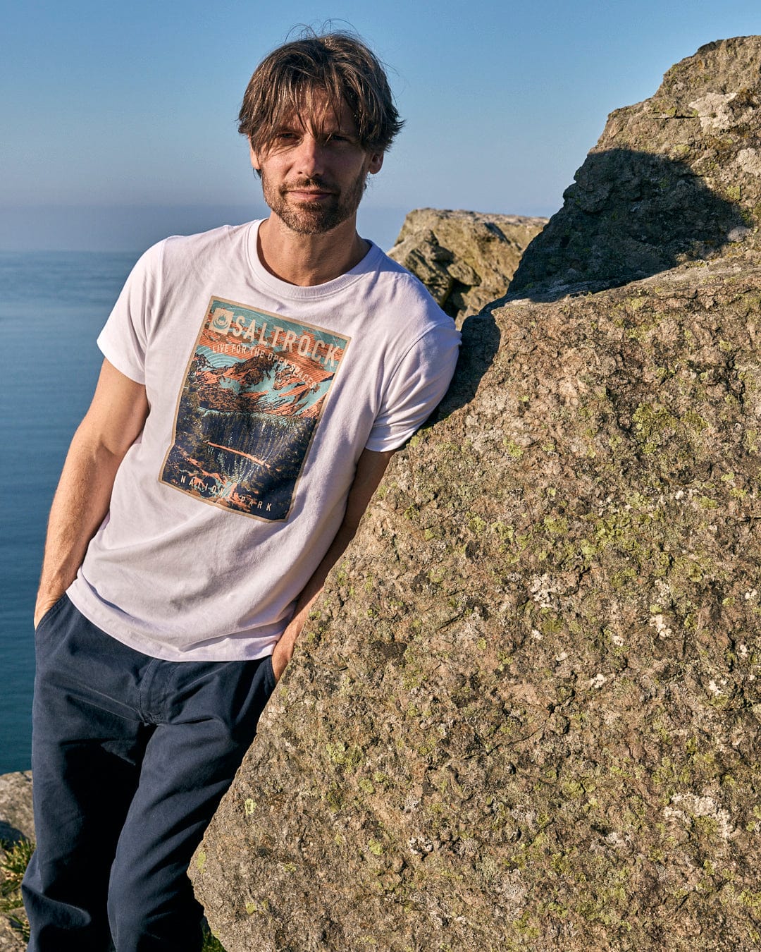 SALTROCK NATIONAL PARK T-SHIRT - WHITE