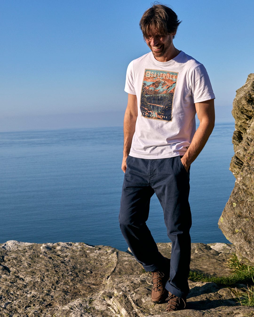 SALTROCK NATIONAL PARK T-SHIRT - WHITE