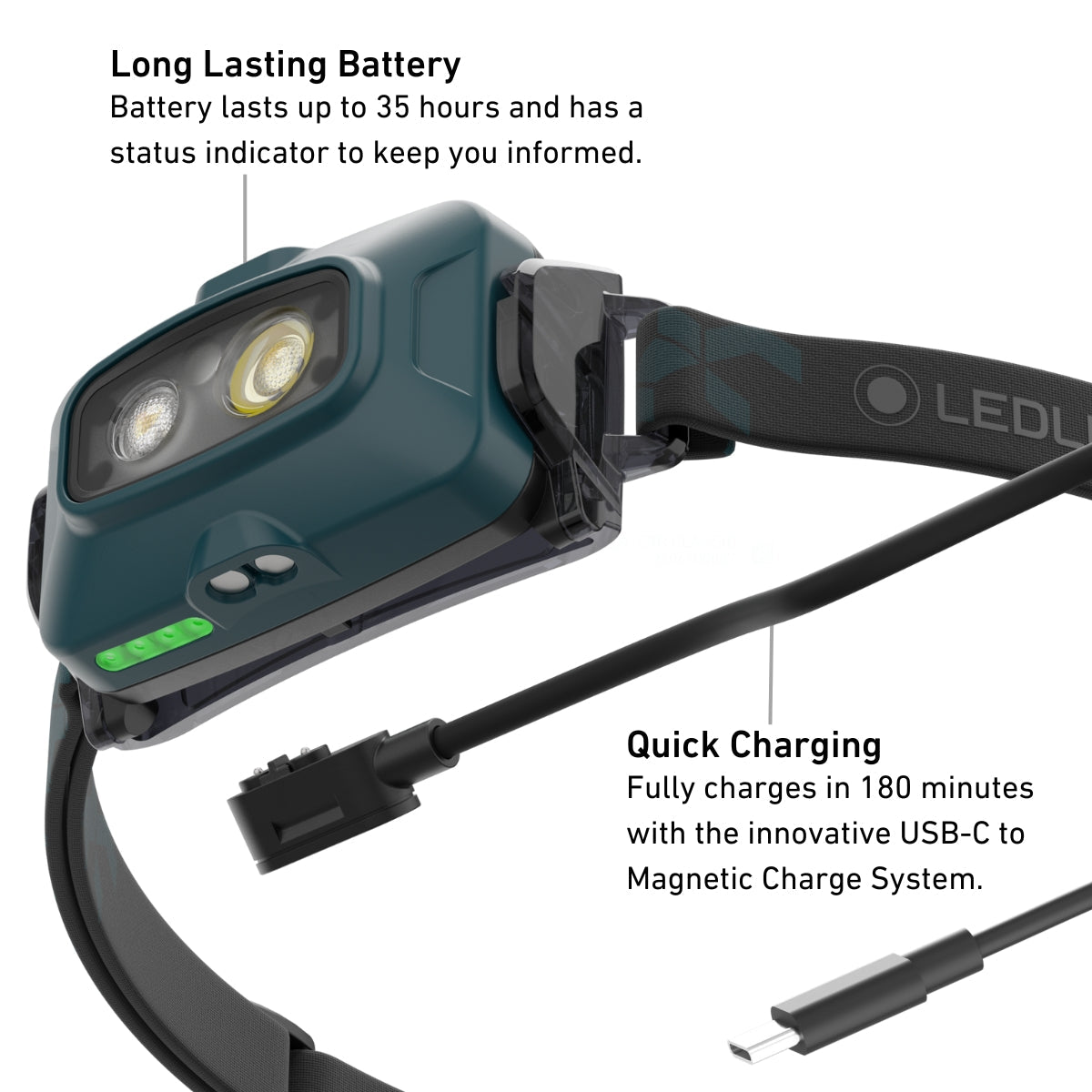 LEDLENSER HF4R CORE RECHARGEABLE HEAD TORCH - 500lm