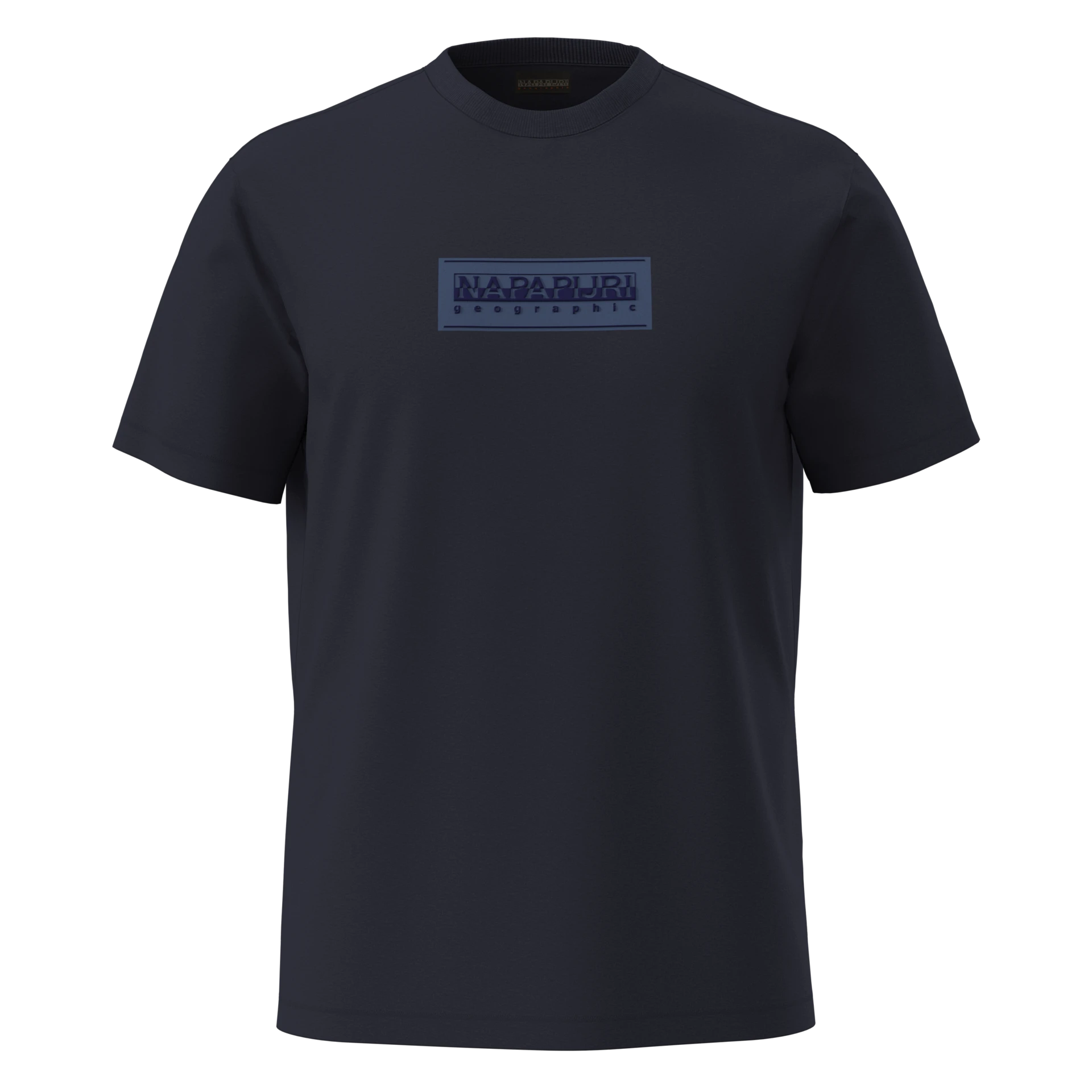 Napapijri S-Box Logo Short Sleeve T-Shirt - Blu Marine