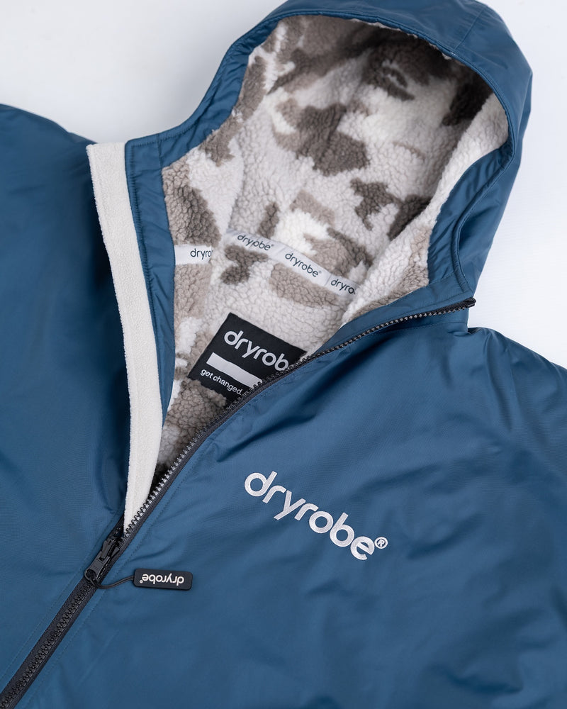 Dryrobe® Advance Long Sleeve - Deep Sea Blue Camo