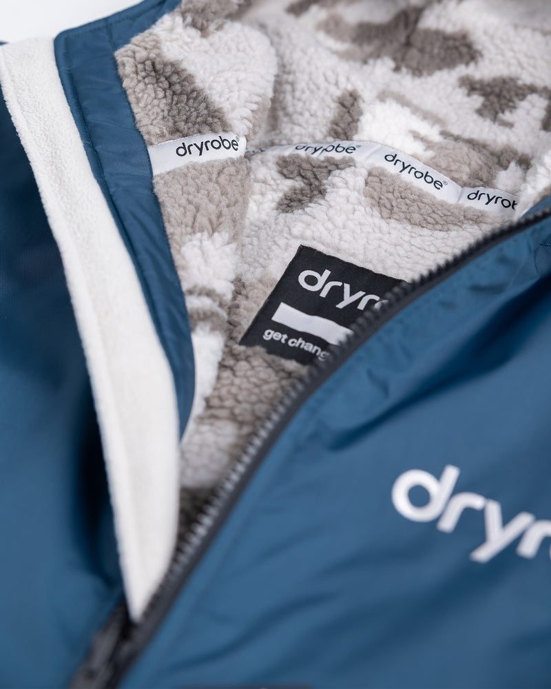 Dryrobe® Advance Long Sleeve - Deep Sea Blue Camo