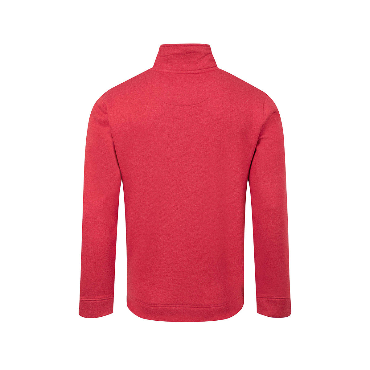 Weird Fish Brampton 1/4 Zip Sweatshirt - Red