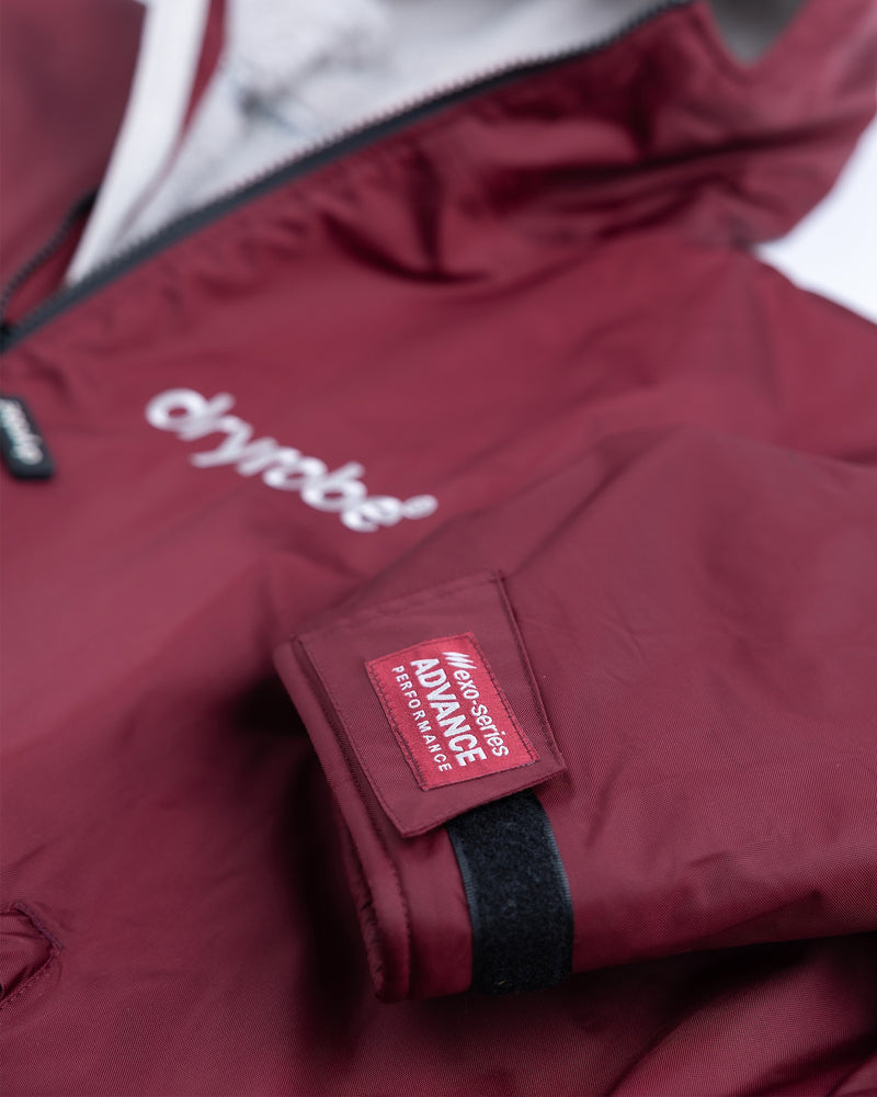 Dryrobe® Advance Long Sleeve - Burgundy/Grey