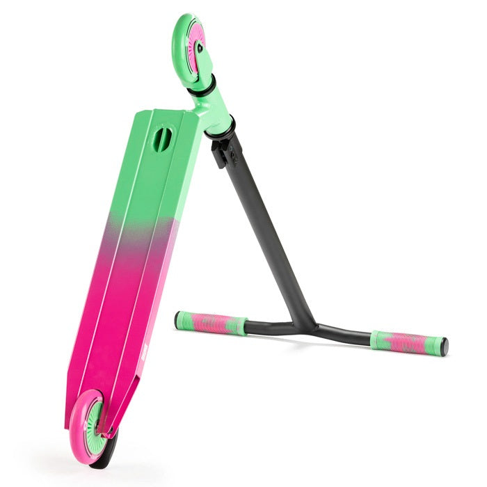 OSPREY 'BOMB' STUNT SCOOTER - PINK/GREEN