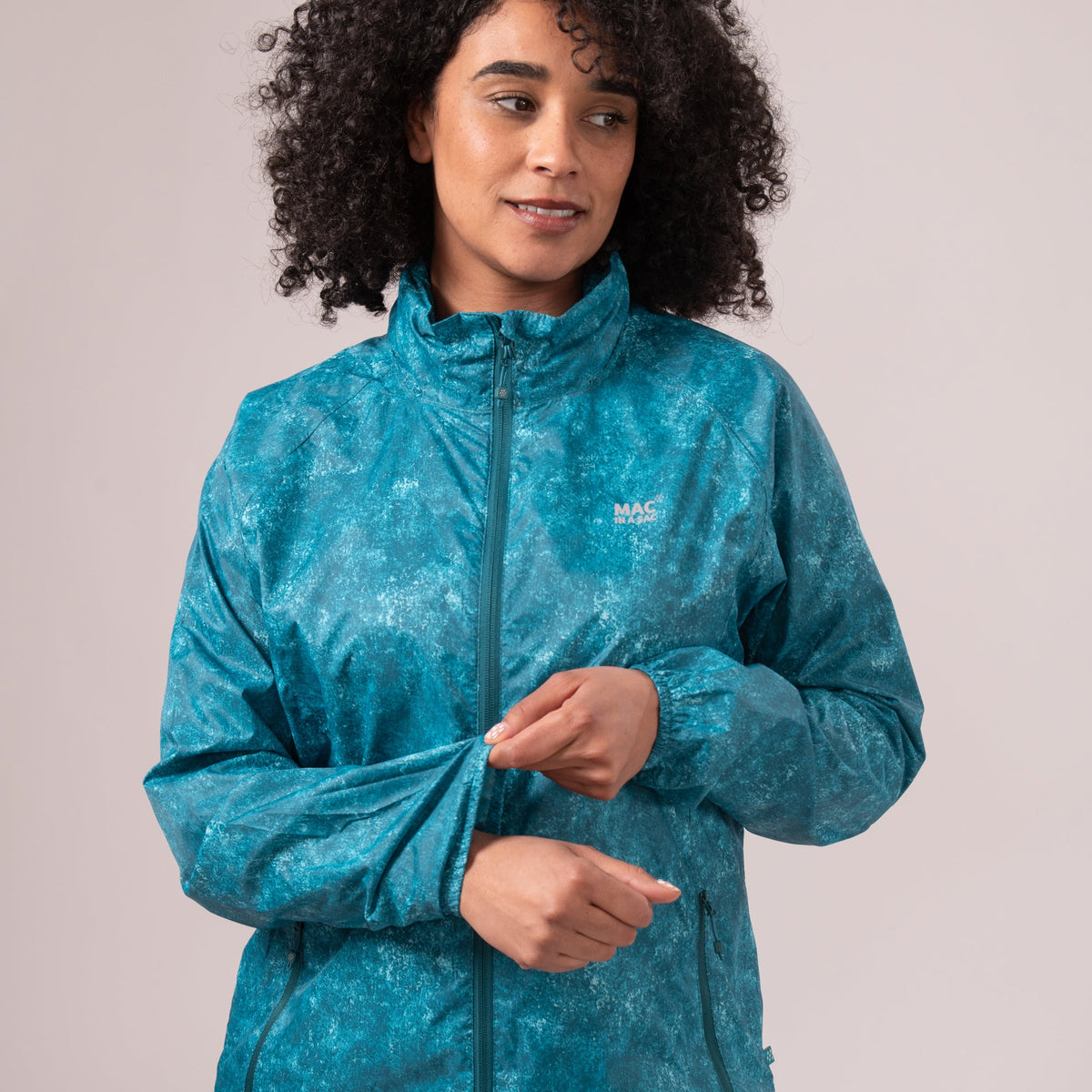 Mac In A Sac Origin II Edition Packable Waterproof Jacket - Teal Etch