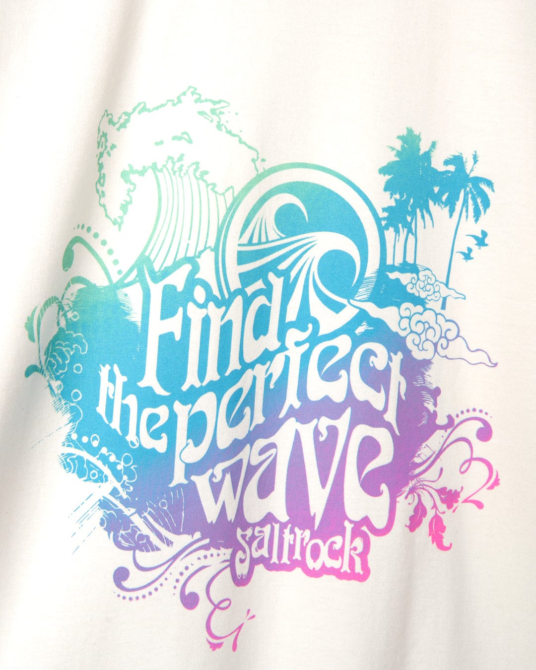 SALTROCK 'FIND THE PERFECT WAVE' WOMENS SHORT SLEEVE T-SHIRT