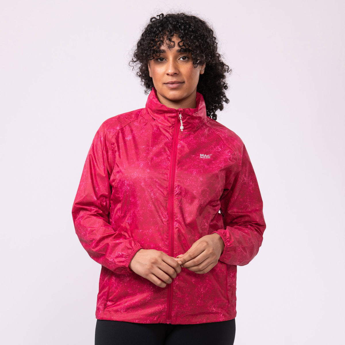 Mac In A Sac Origin II Edition Packable Waterproof Jacket - Pink Etch