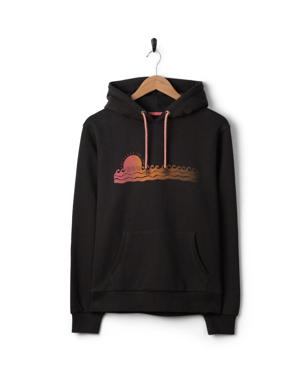 Saltrock Golden Hour Women's Pop Hoodie in Dark Grey