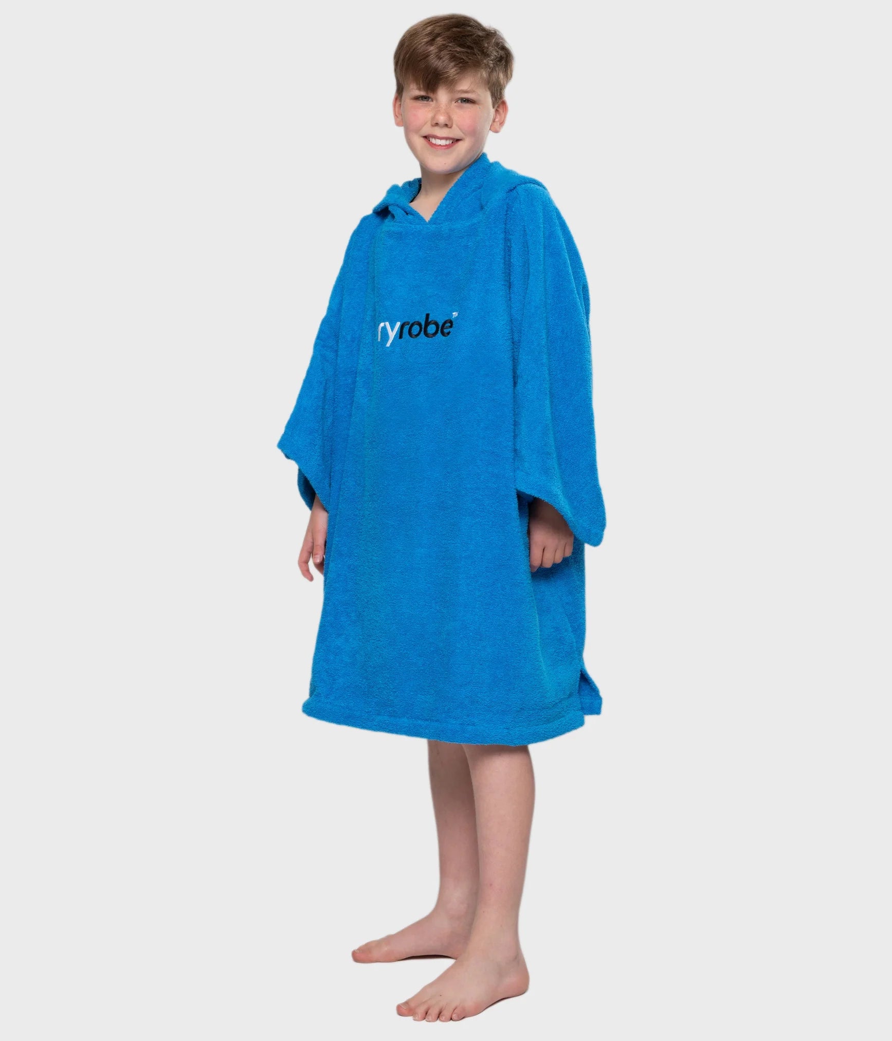 Kids Organic Towel dryrobe® - Cobalt Blue