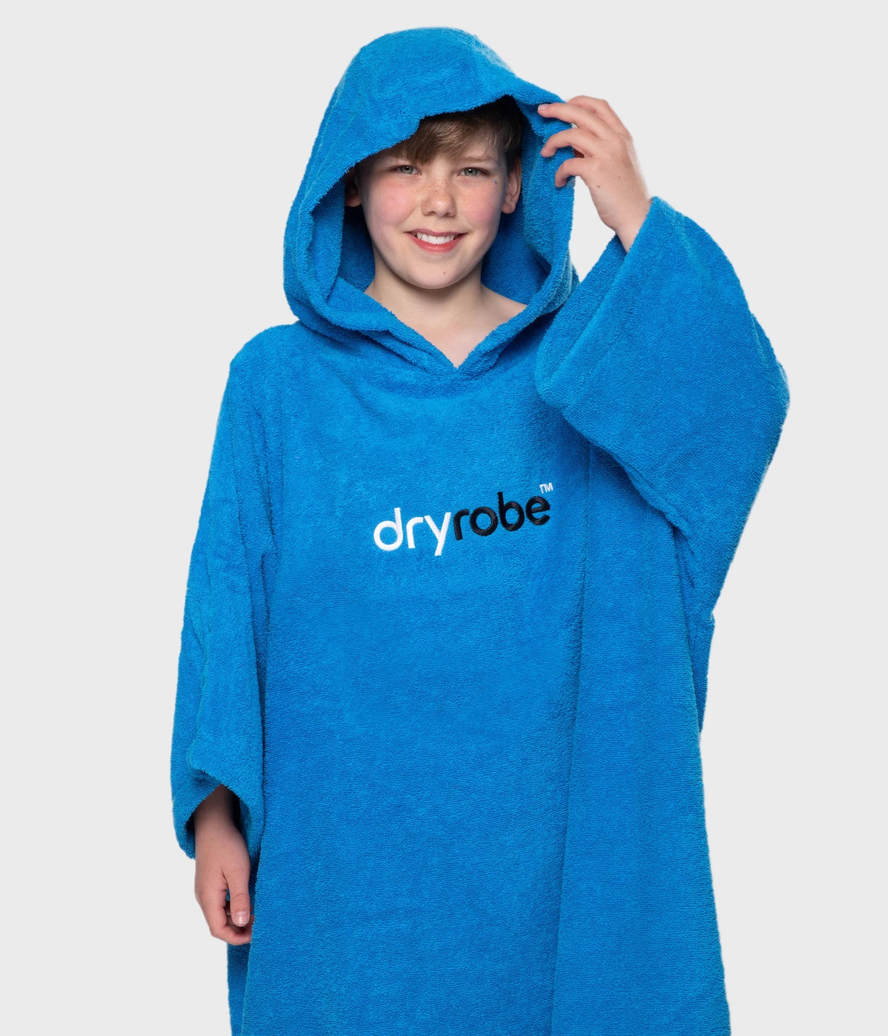 Kids Organic Towel dryrobe® - Cobalt Blue