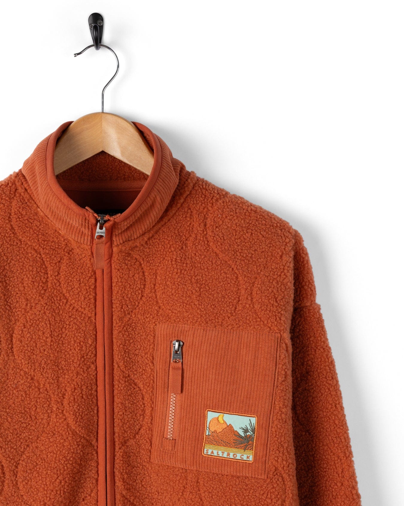 SALTROCK JARVIS WOMENS JAQUARD ZIP FLEECE