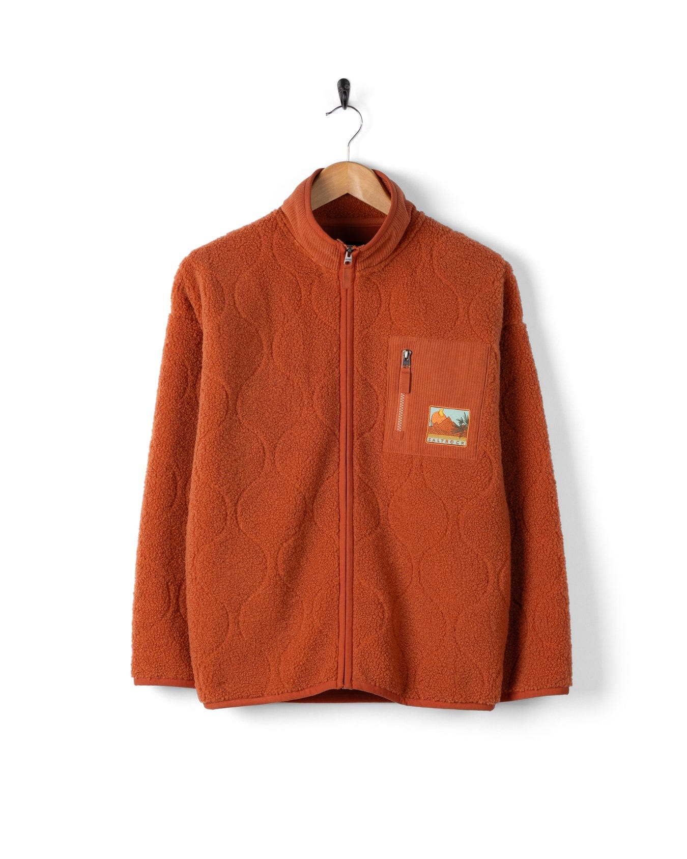 SALTROCK JARVIS WOMENS JAQUARD ZIP FLEECE