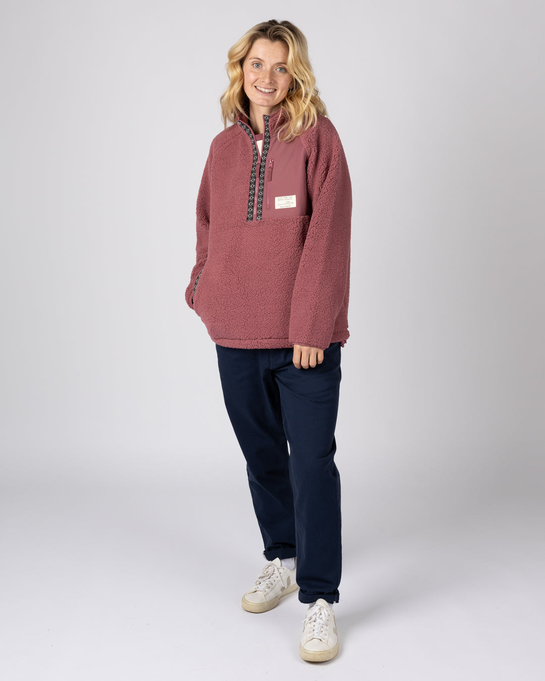 Saltrock Lya Womens Fleece in Dark Pink