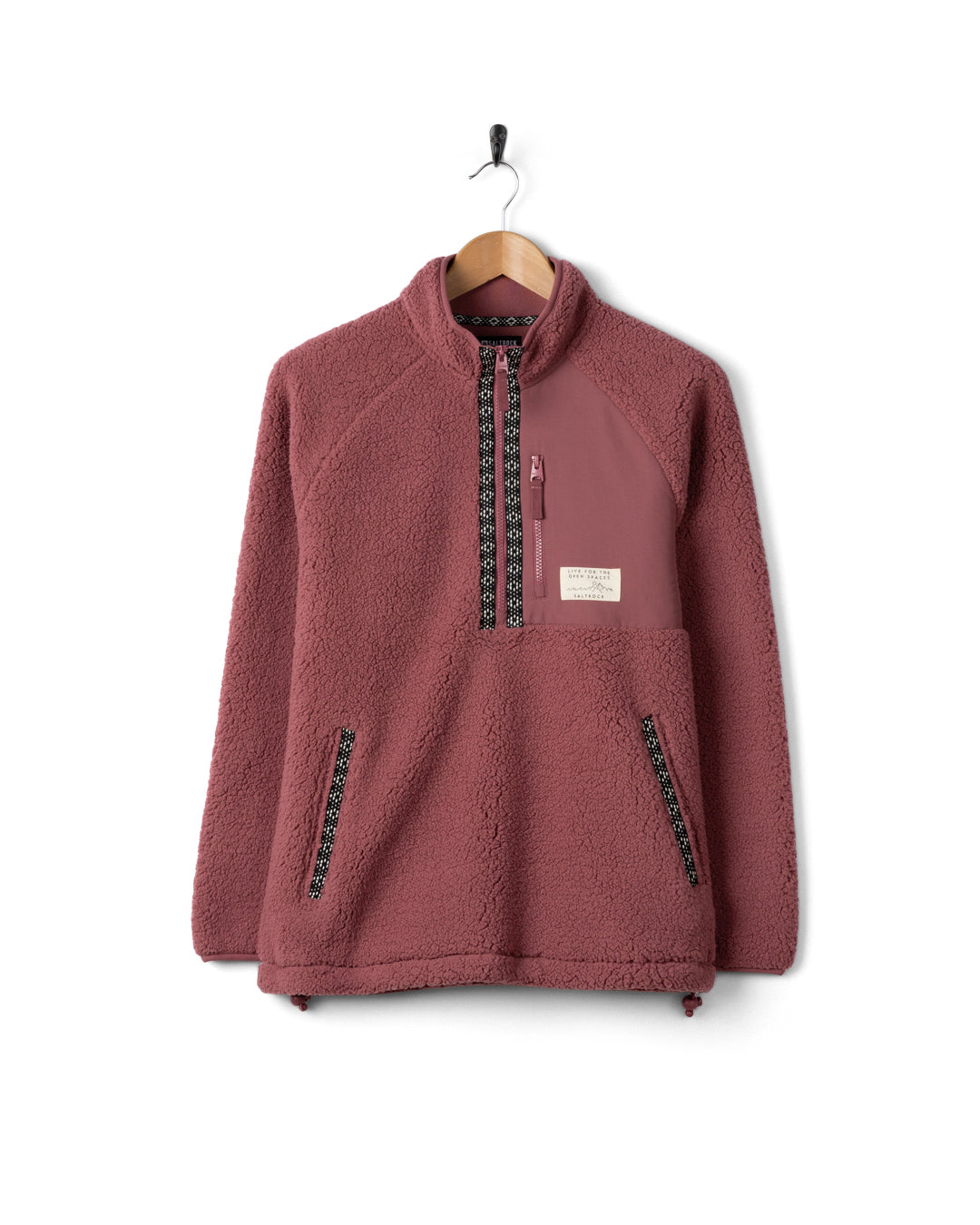 Saltrock Lya Womens Fleece in Dark Pink