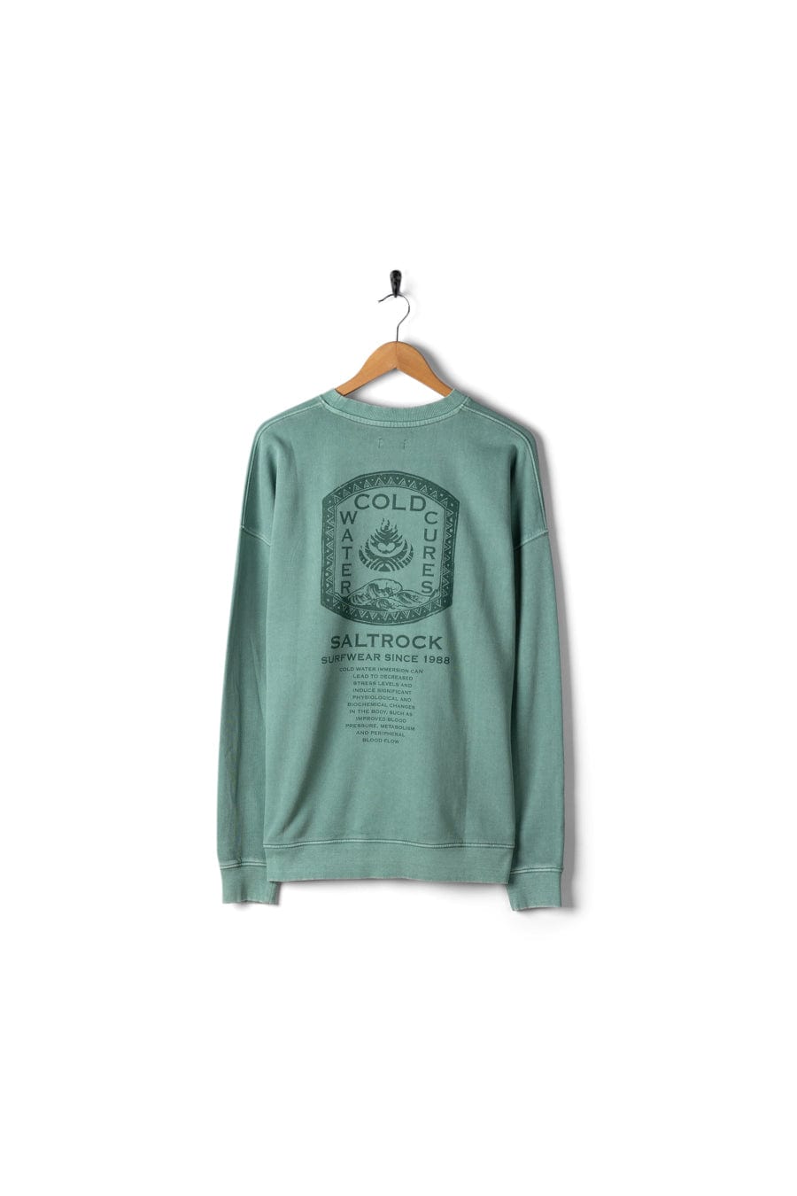 SALTROCK 'COLD WATER CURES' MEN'S OVERSIZED SWEATSHIRT