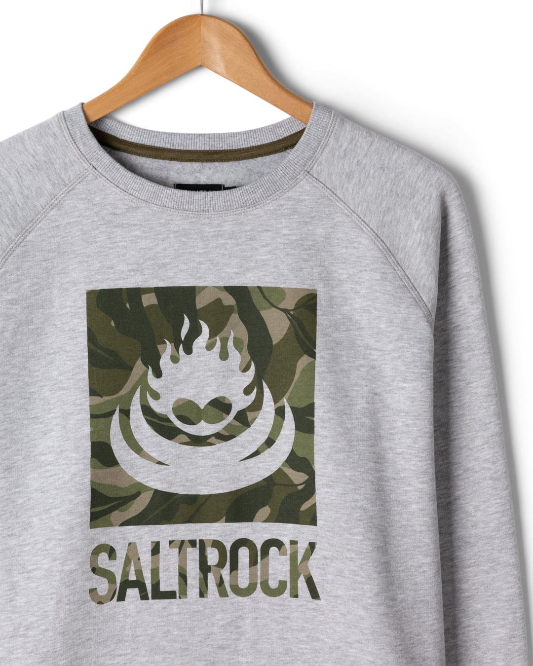 SALTROCK 'CAMO LEAF FLAME' MEN'S SWEATSHIRT