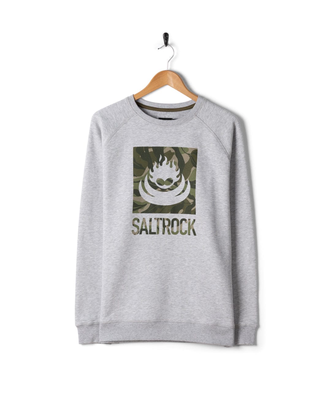 SALTROCK 'CAMO LEAF FLAME' MEN'S SWEATSHIRT