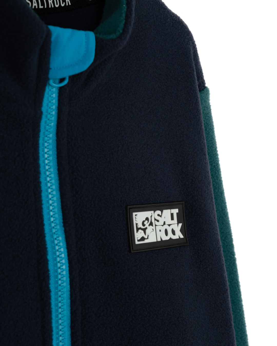 SALTROCK TREEHOUSE BLOCK KIDS 1/4 ZIP FLEECE
