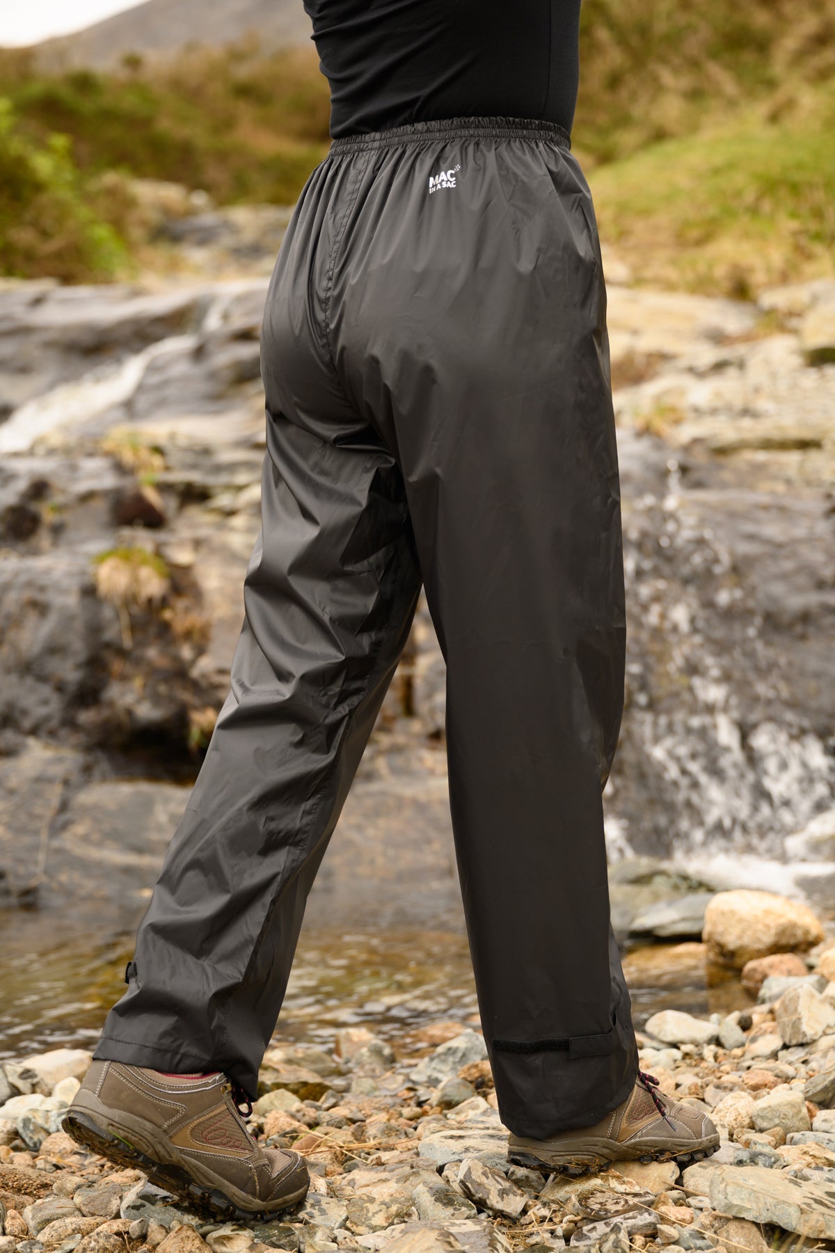 MAC IN A SAC ORIGIN II PACKABLE OVERTROUSERS - BLACK