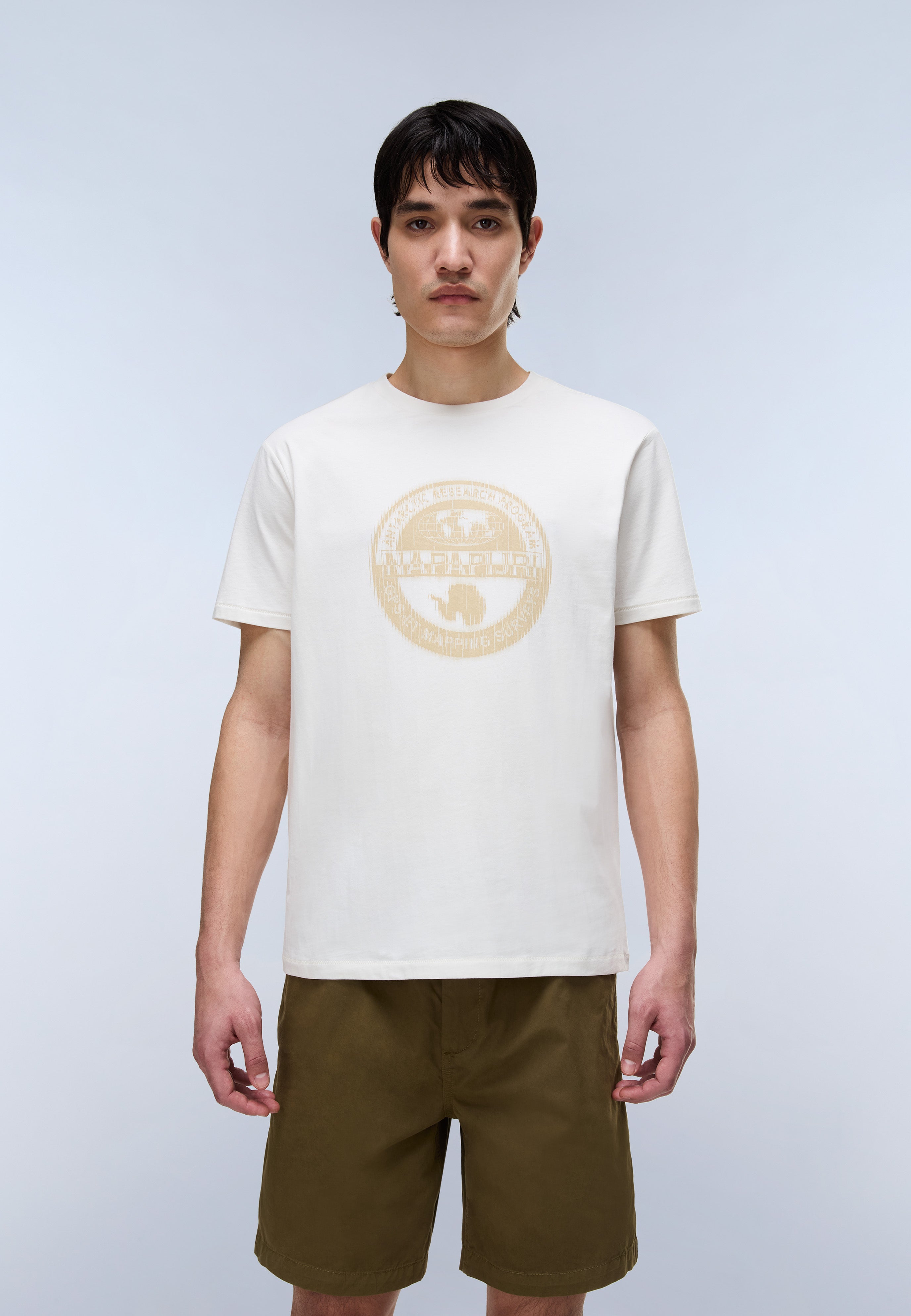 Napapijri S-Mahsa Short Sleeve T-Shirt - White Whisper