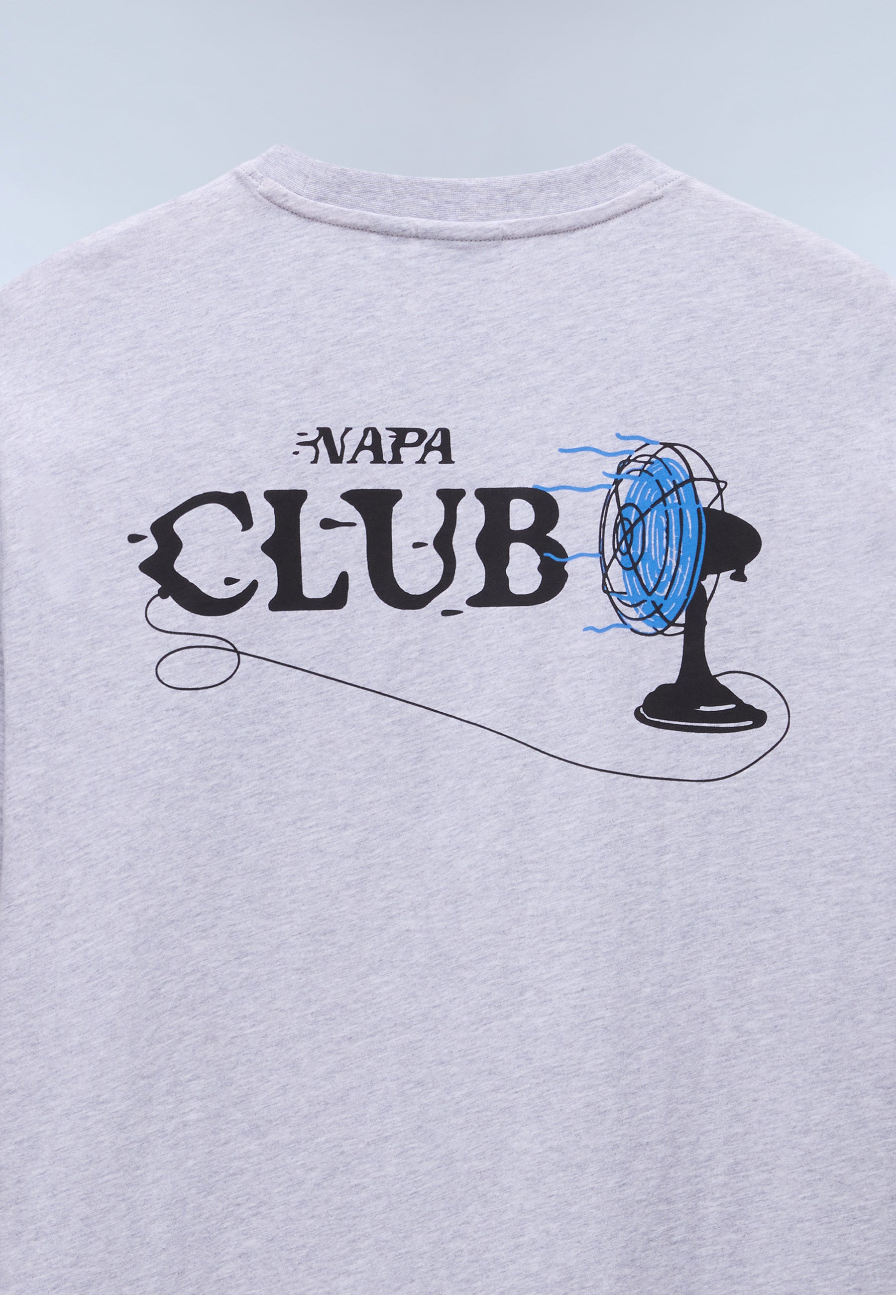 Napapijri S-Flint Short Sleeve T-Shirt - Light Grey