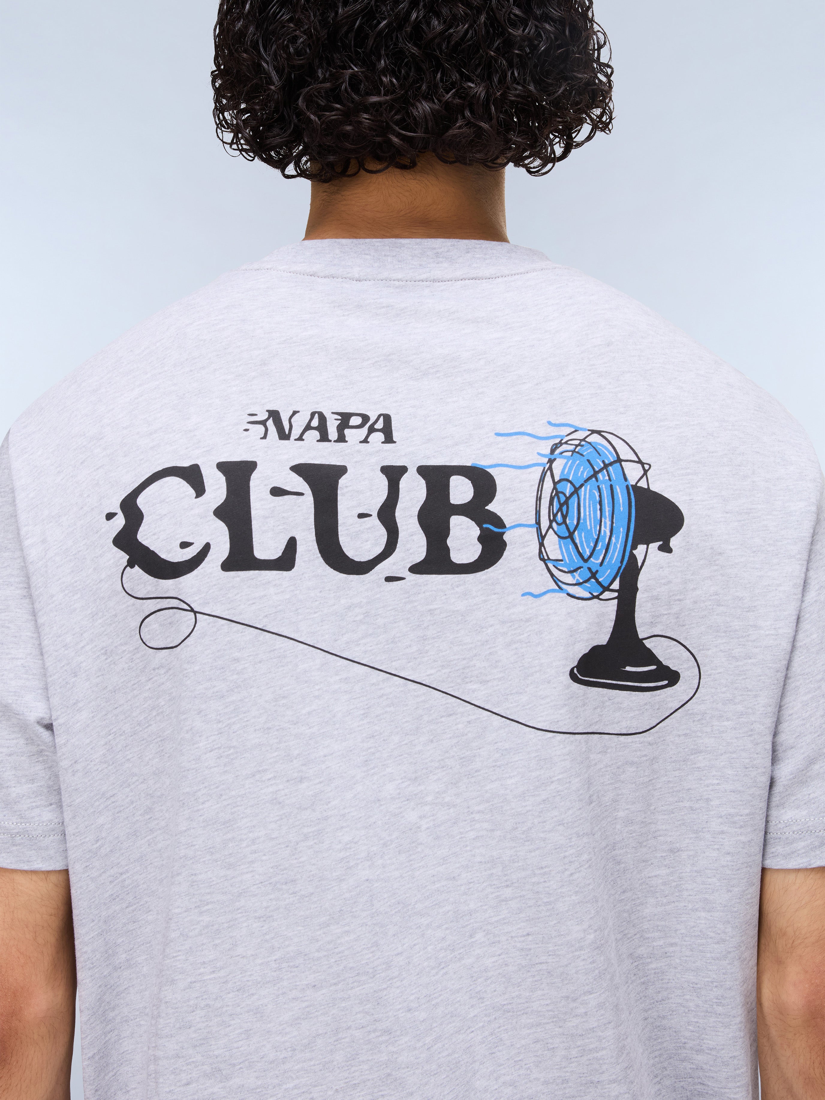 Napapijri S-Flint Short Sleeve T-Shirt - Light Grey
