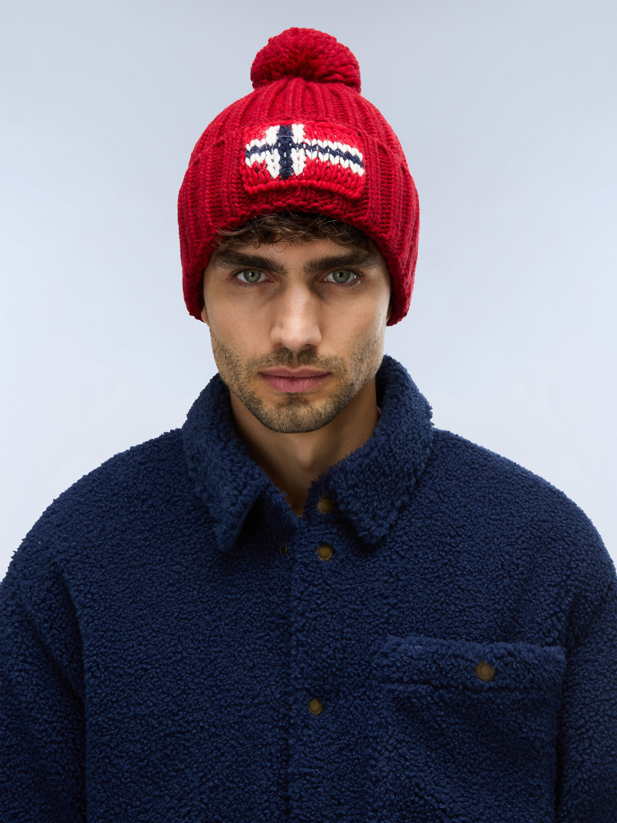 Napapijri Semiury Wool Blend Beanie - Haute Red