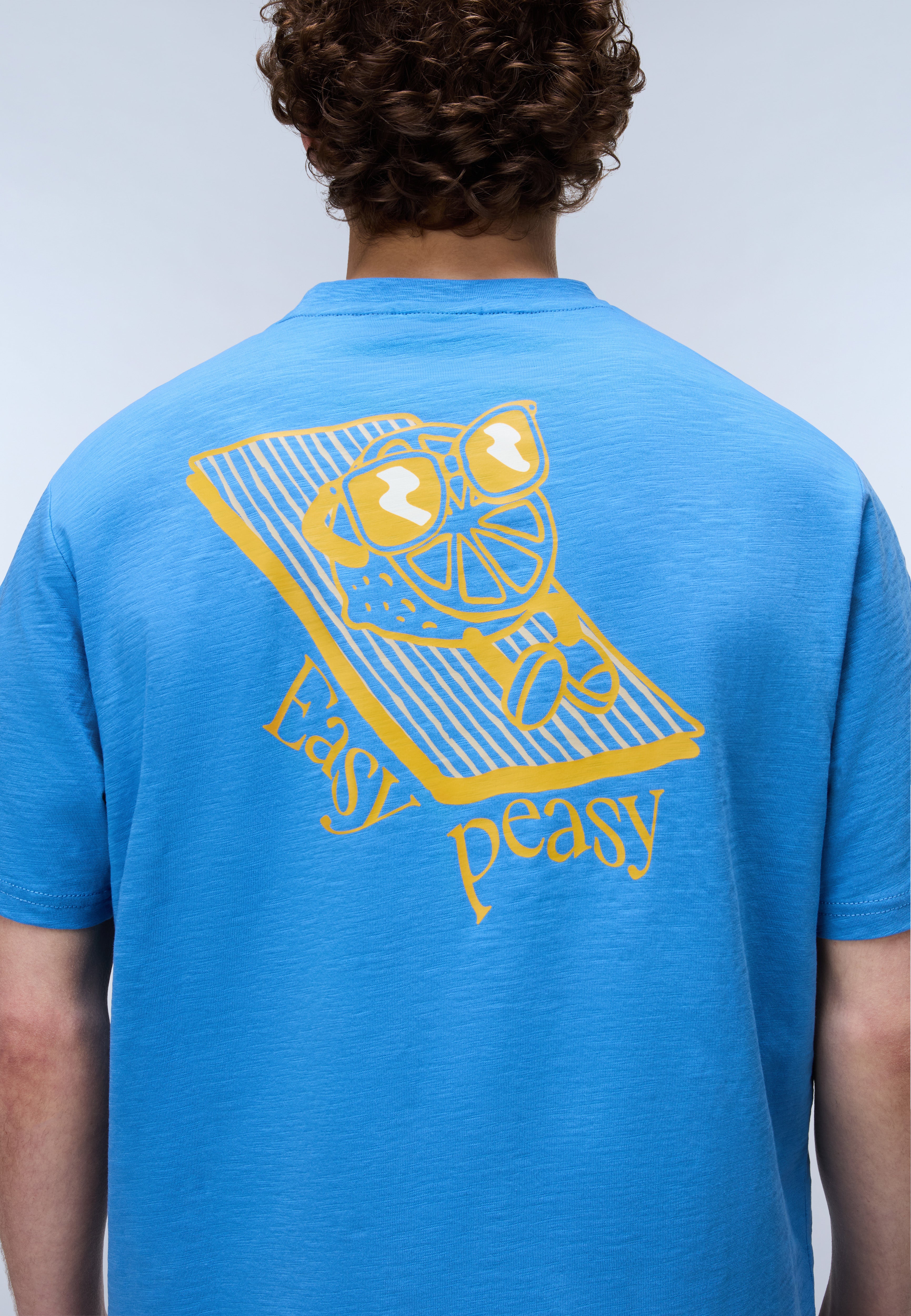 Napapijri S-Elior Short Sleeve T-Shirt - Blue Jasper