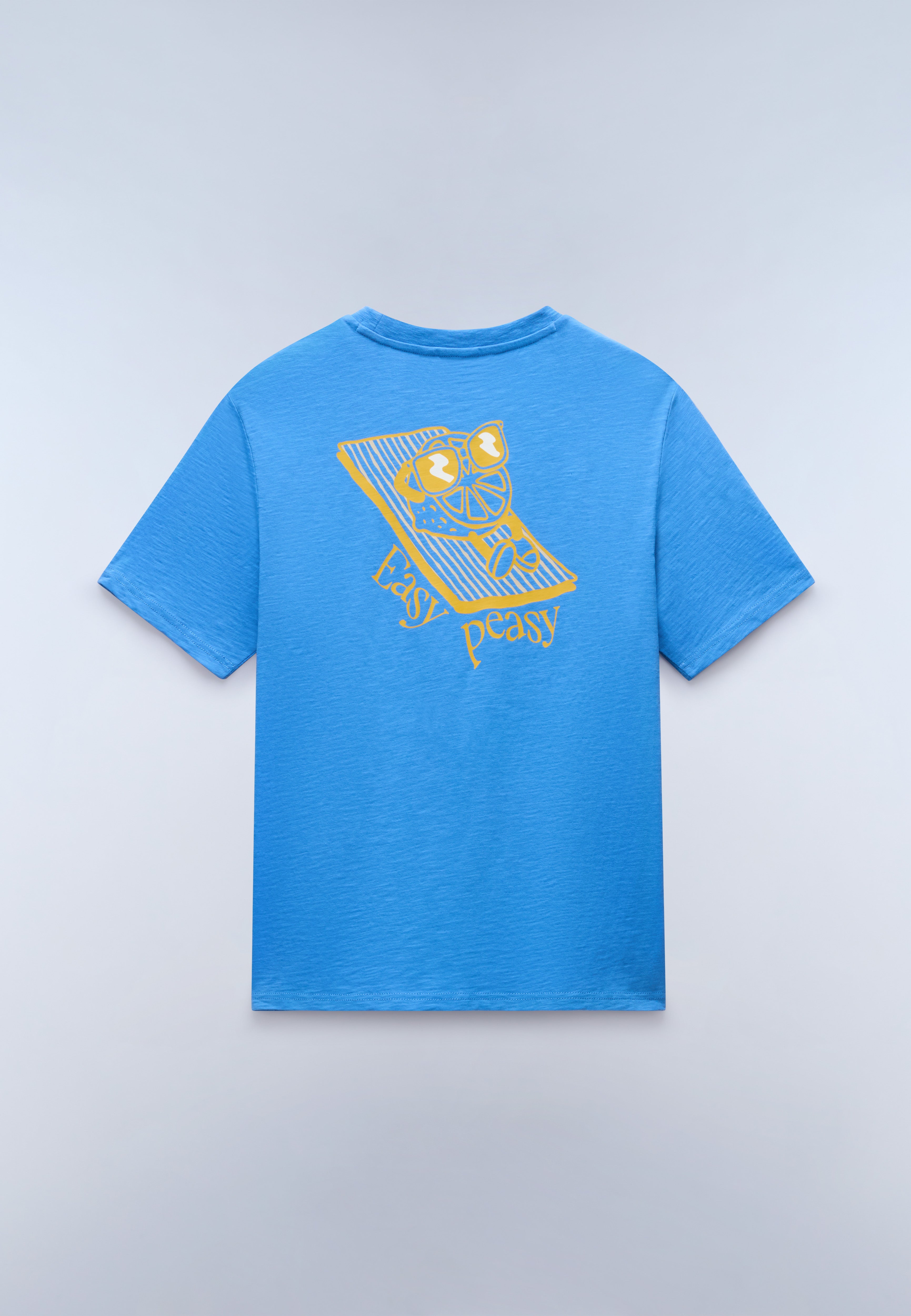 Napapijri S-Elior Short Sleeve T-Shirt - Blue Jasper