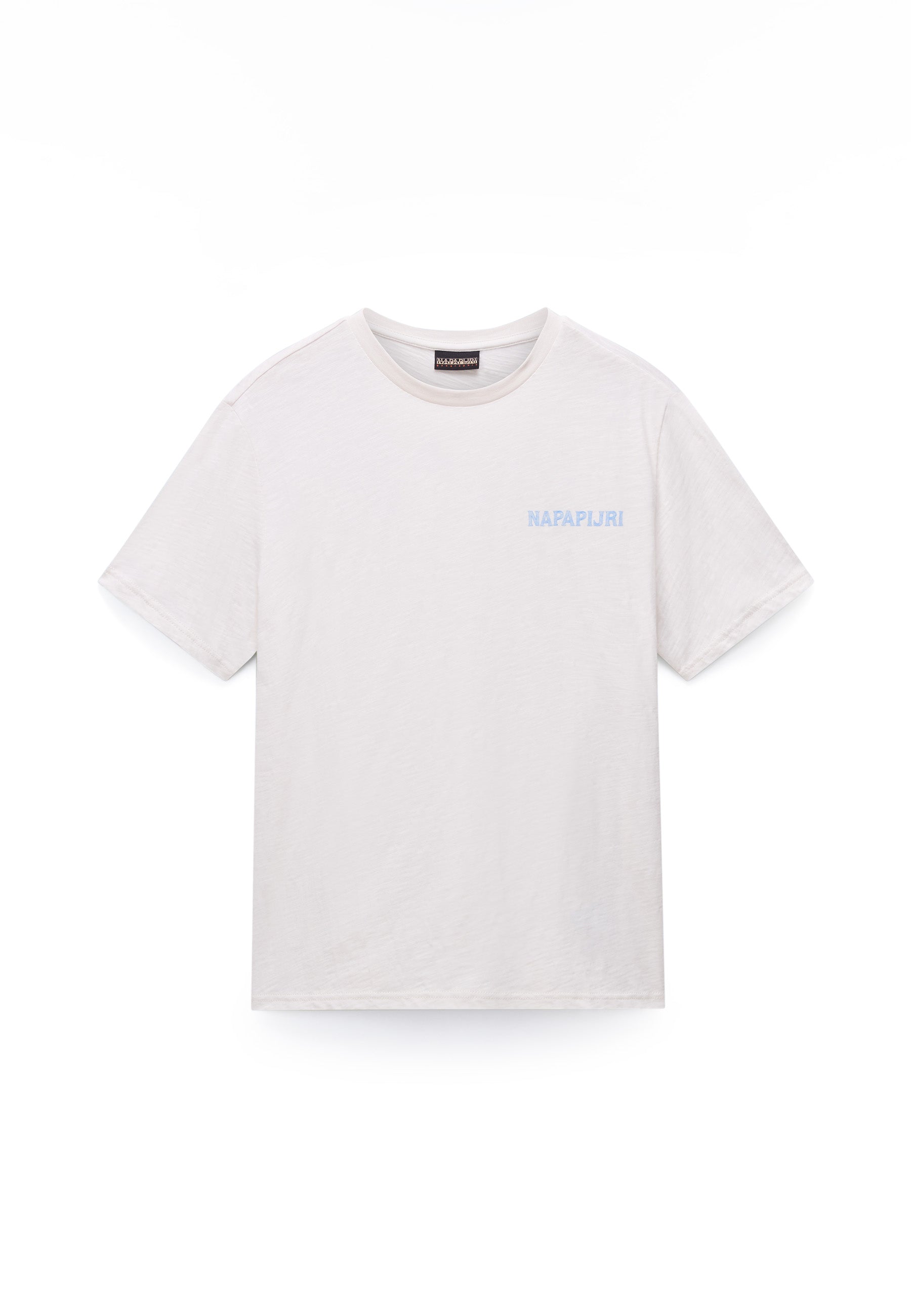 Napapijri S-Elior Short Sleeve T-Shirt - White Whisper
