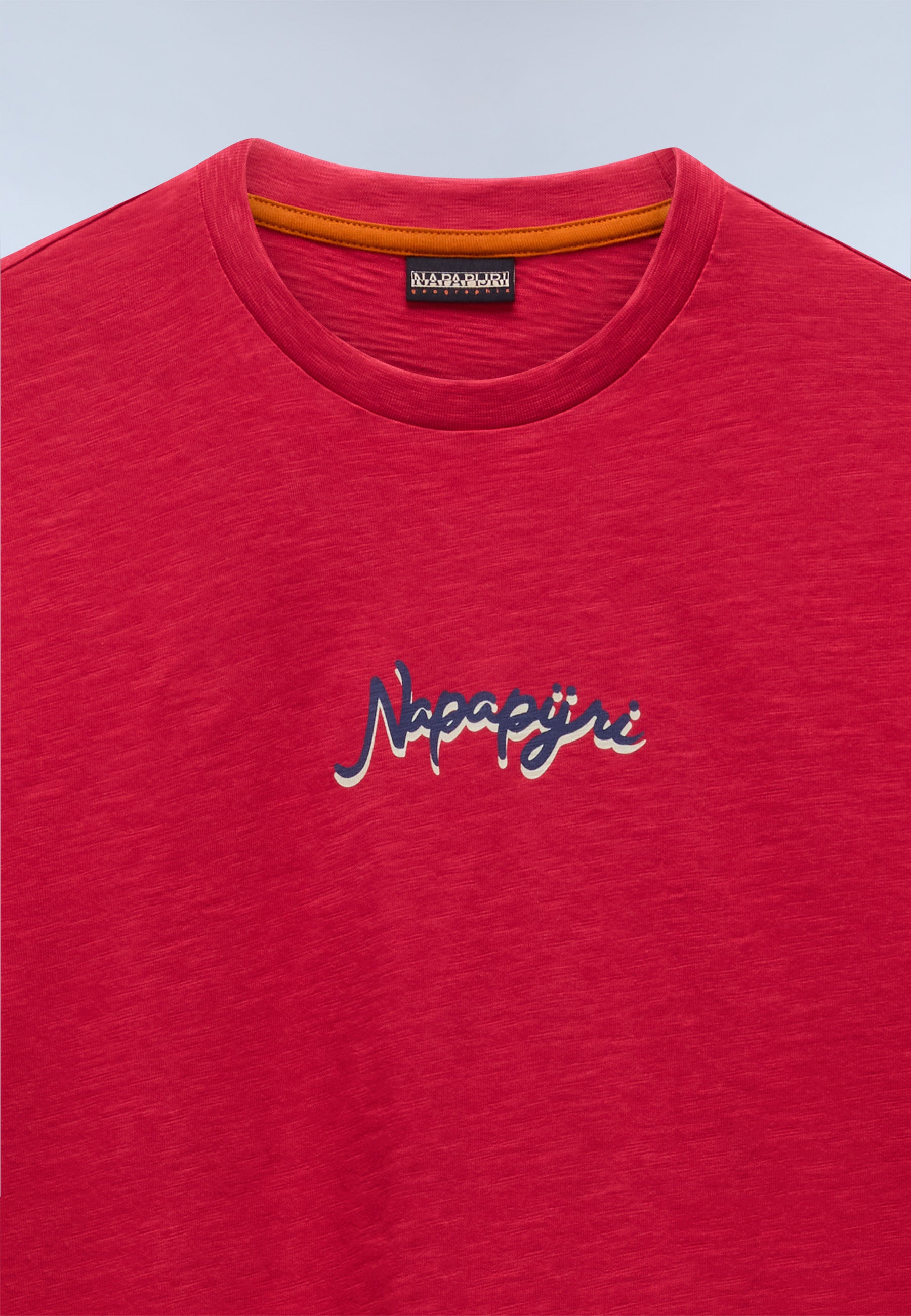 Napapijri S-Elior Short Sleeve T-Shirt - Red