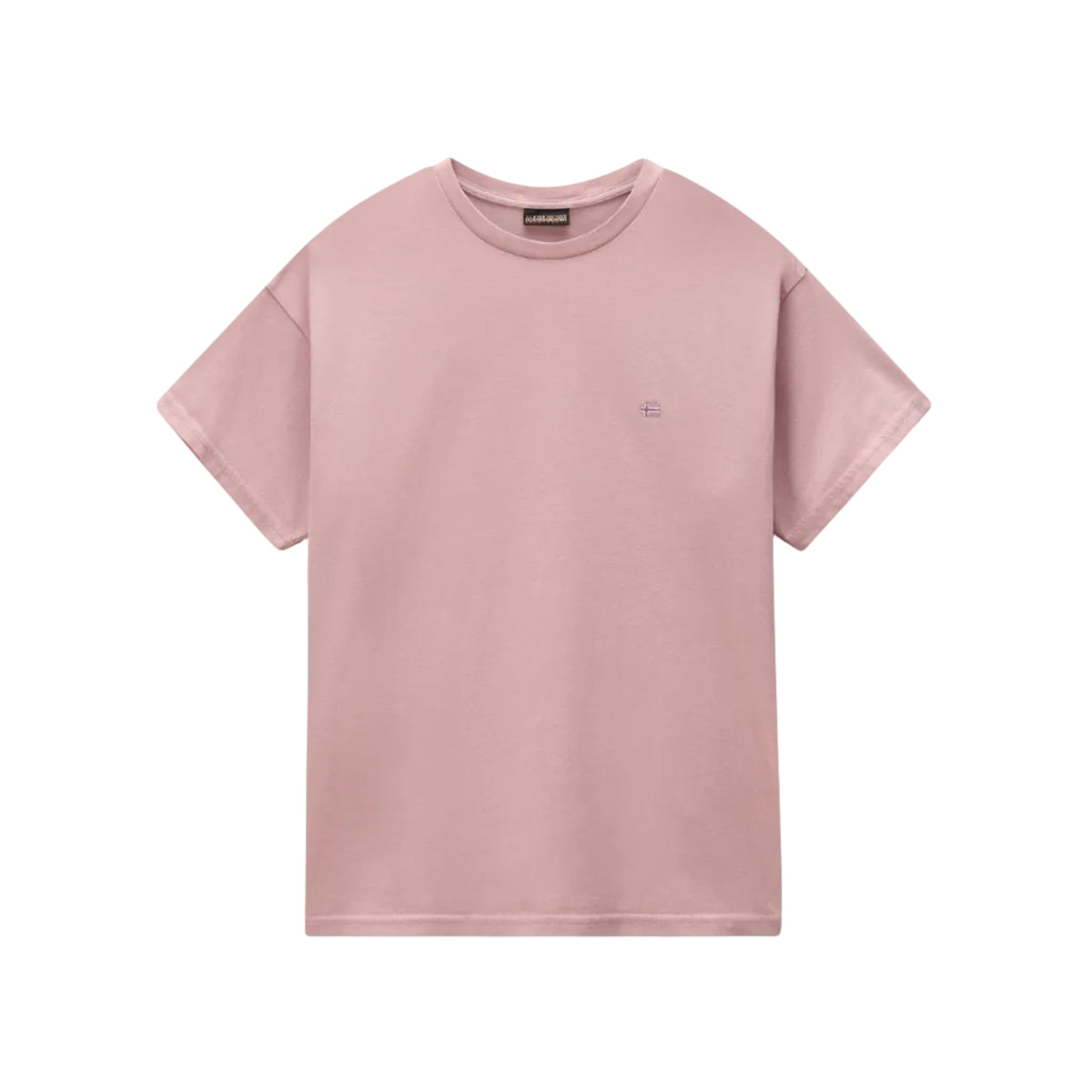 Napapijri S-Aurora Women's Short Sleeve T-Shirt - Pink Woodrose