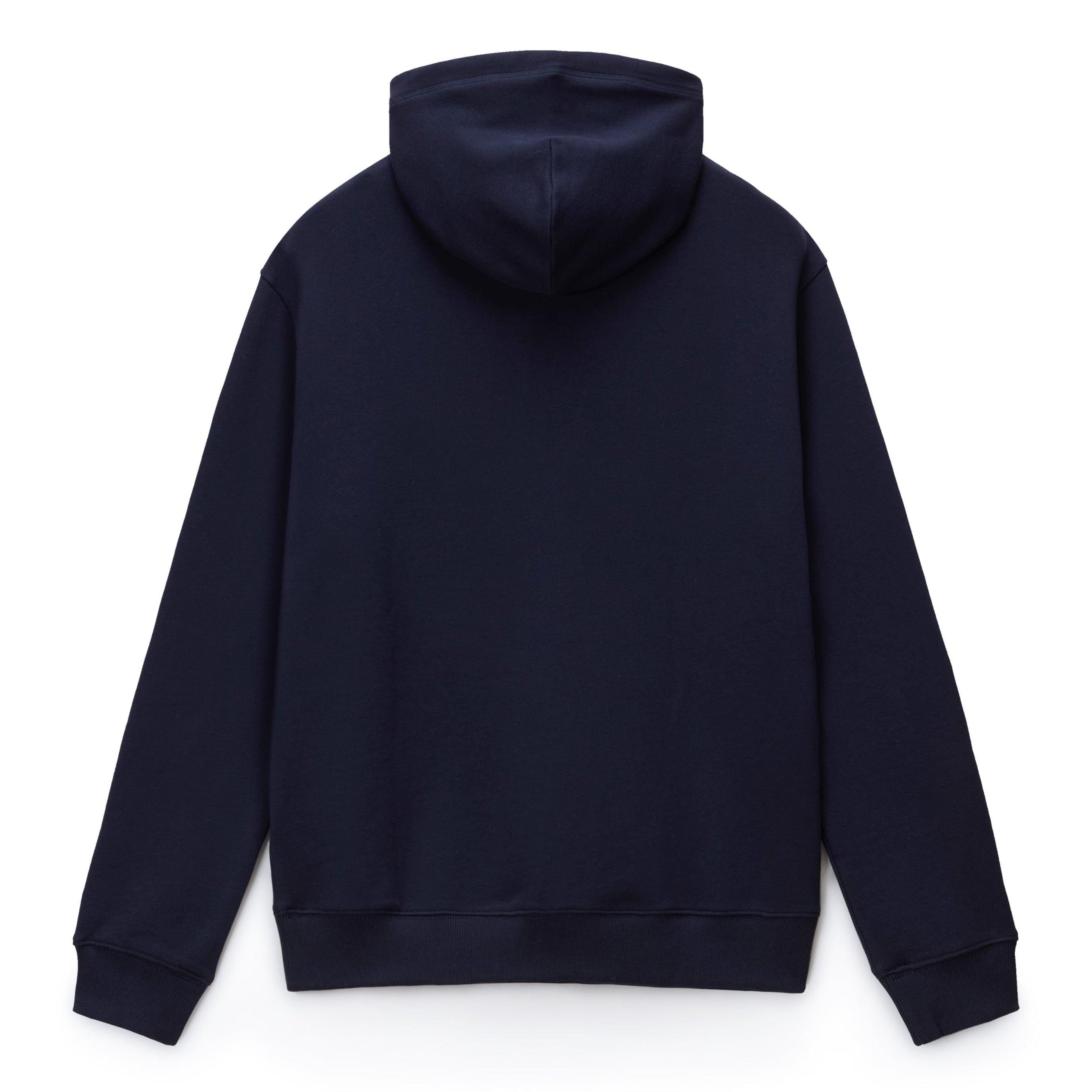Napapijri Box Logo French Terry Hoodie - Dark Blue