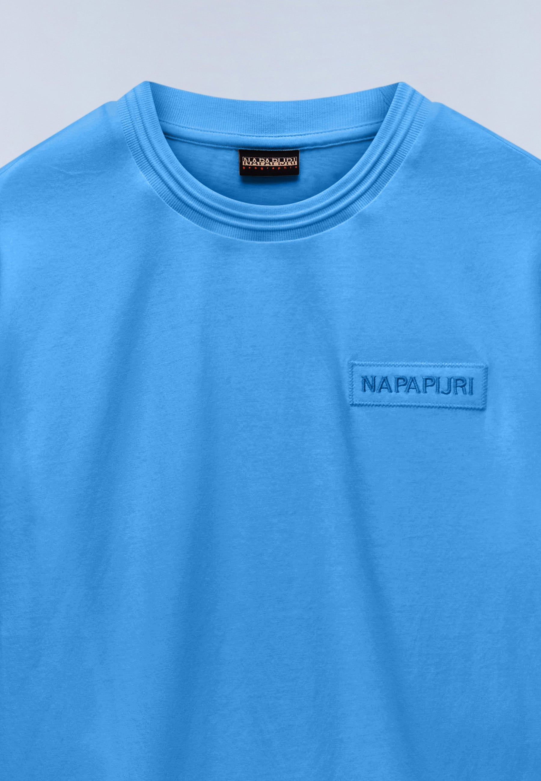Napapijri S-Clarao Women's Short Sleeve T-Shirt - Blue Jasper
